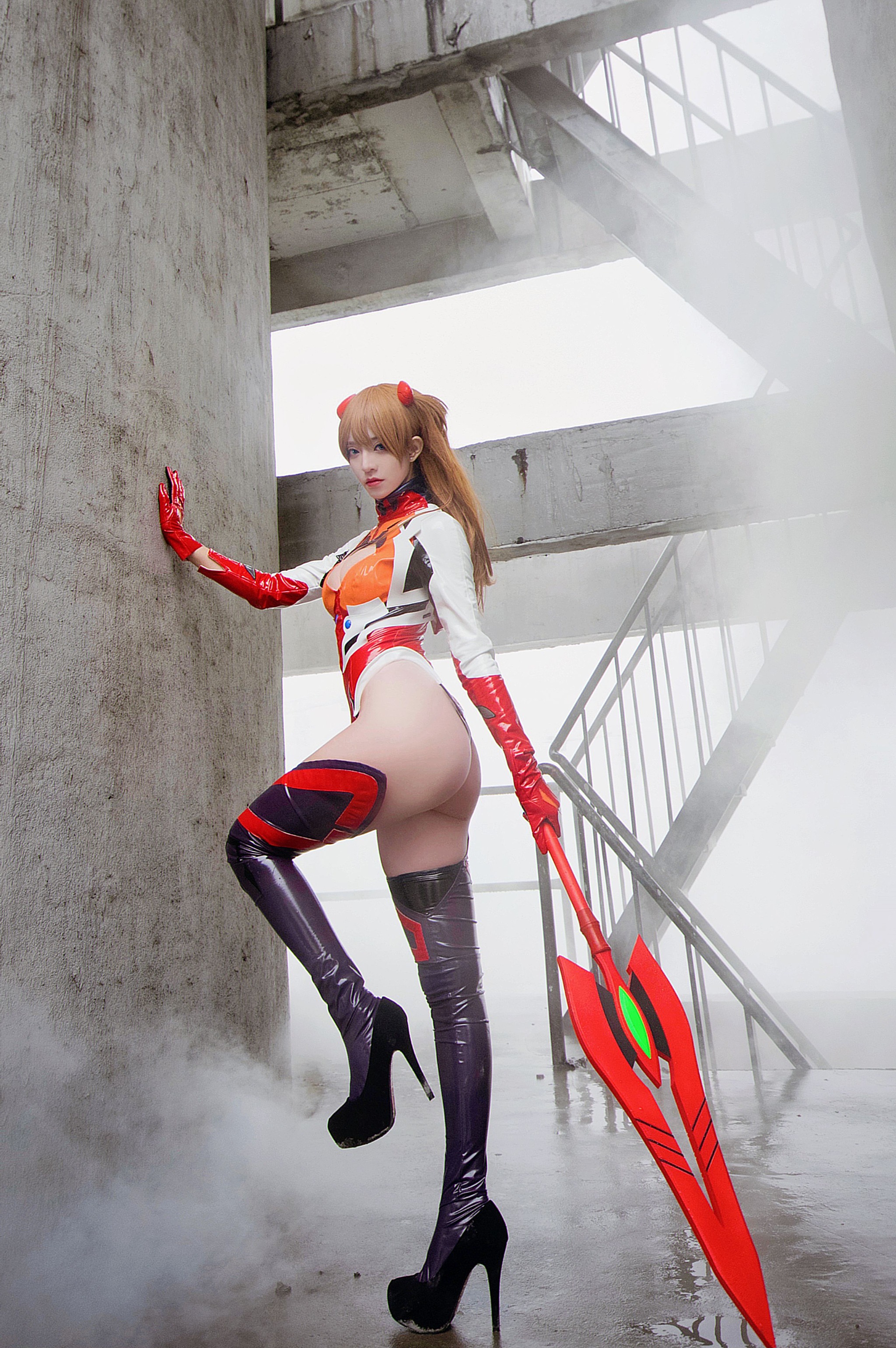 图片[1]-Kettoe – NO.016 asuka battle suit [18P]-XikXak